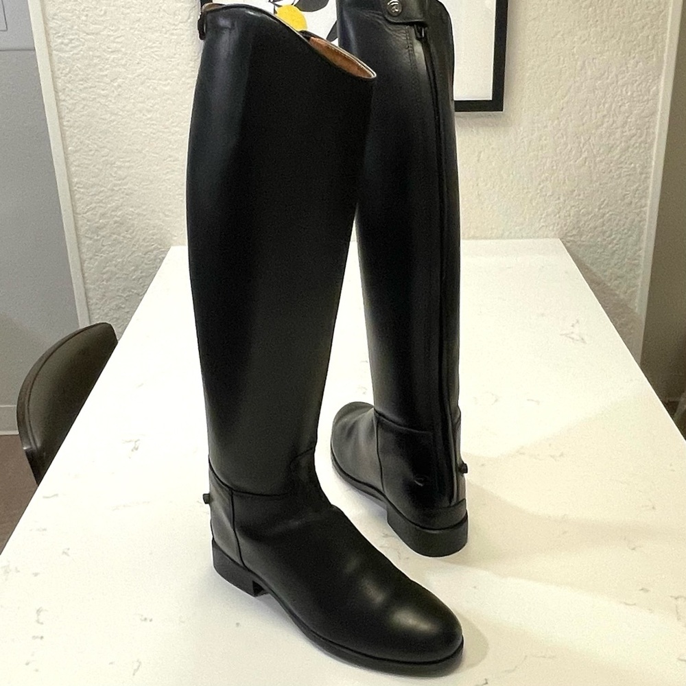 Women’s Sz US 7.5 Ariat Hunter Tall Dress Leather Riding Boots Style 55305